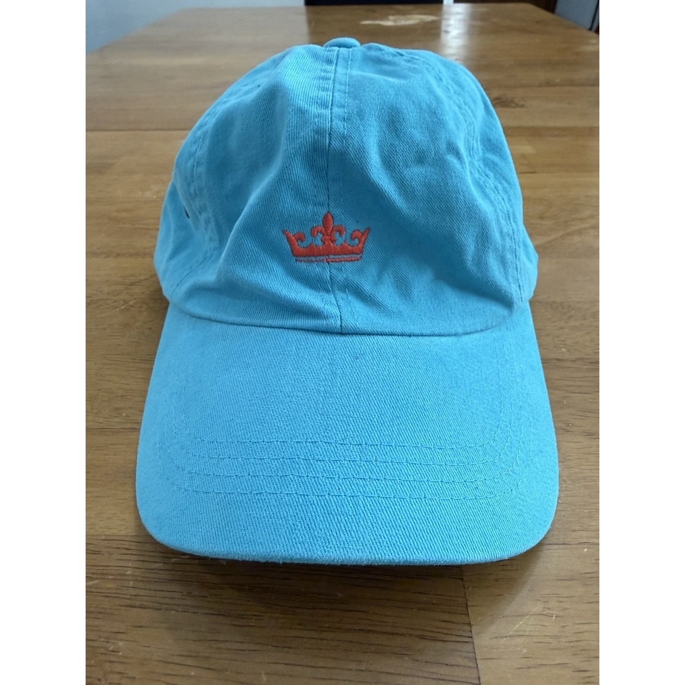 Peter Millar Cap Hat Mens One Size Blue Strap Back 100% Cotton Golf Casual